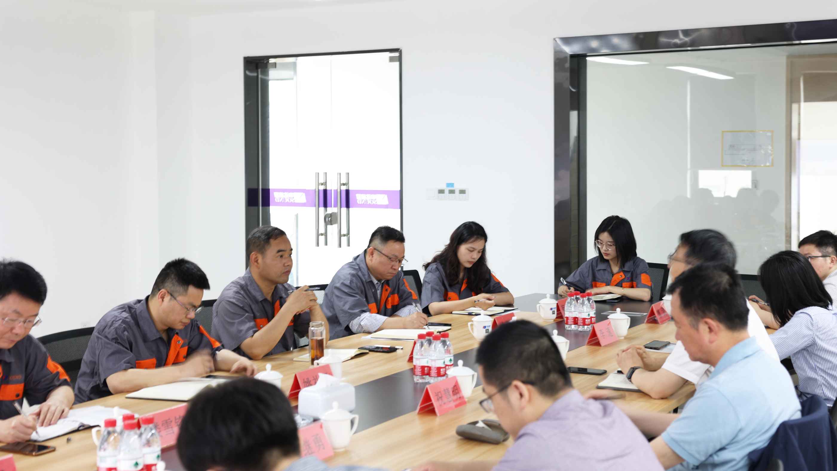 察实情谋实招 吴敏一行赴申达机器公司调研